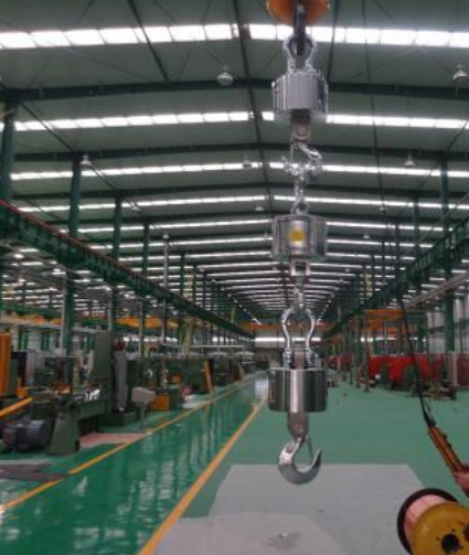 成華牌電子吊鉤稱(chēng)在生產(chǎn)車(chē)間實(shí)用案例